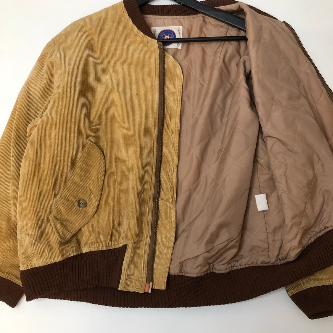 VTG 코듀로이 브라운 봄버 자켓  상품이미지6