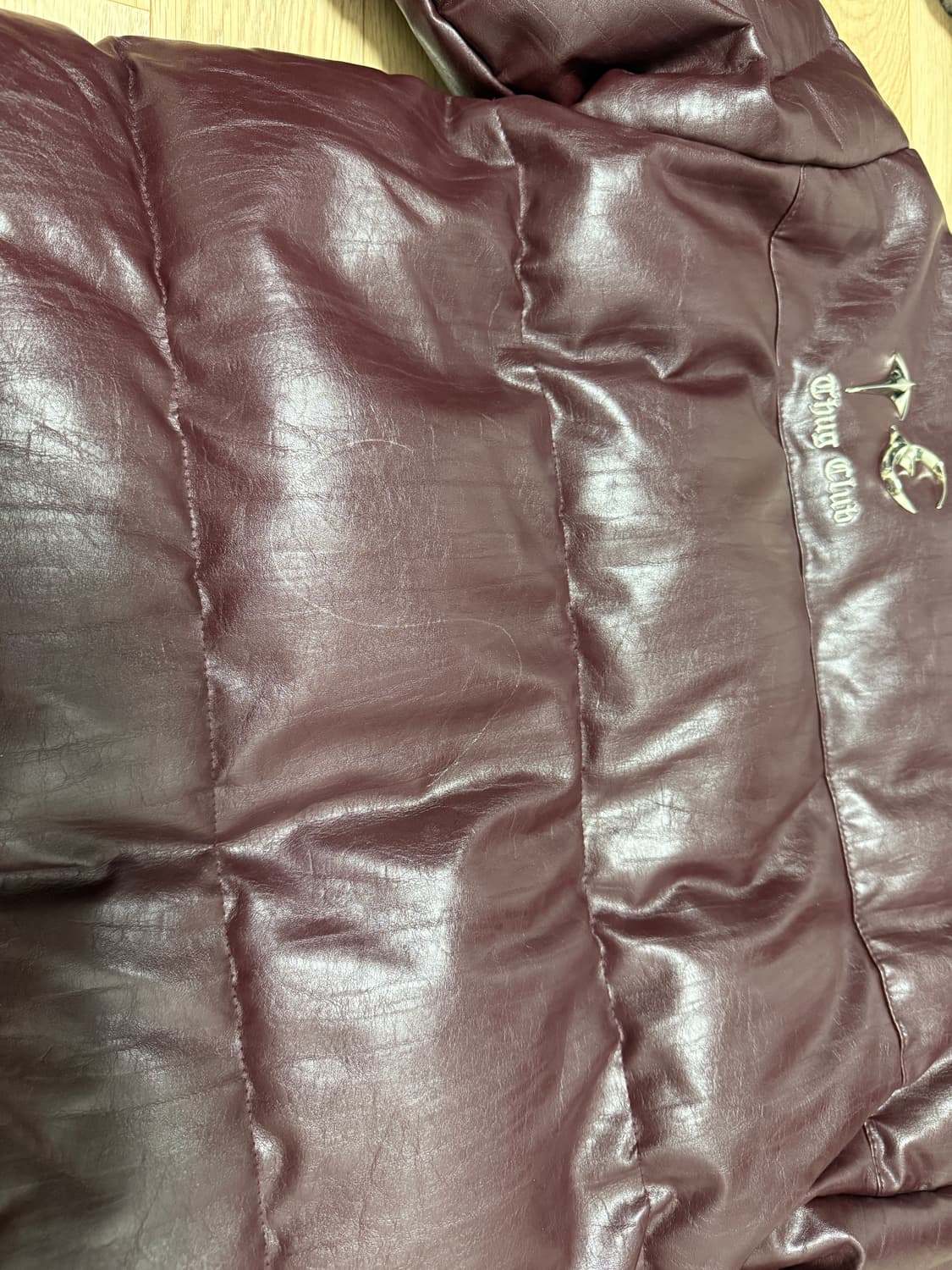 떠그클럽 패딩 퍼플 사이즈1 상품이미지5