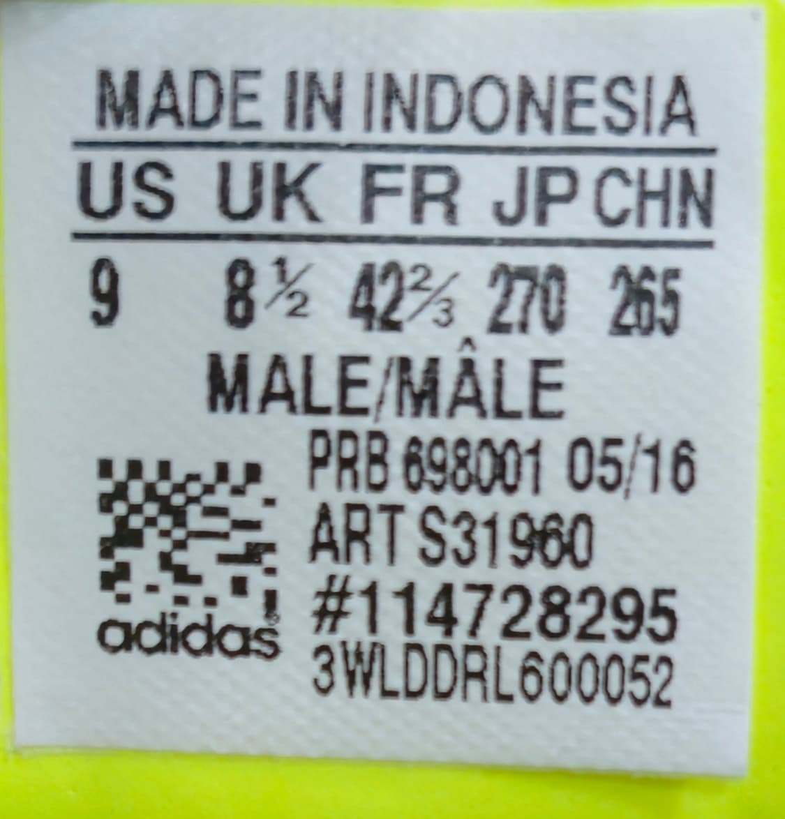 아디다스 일회착용 270mm-  ACE 16.3 TF 풋살화 상품이미지7