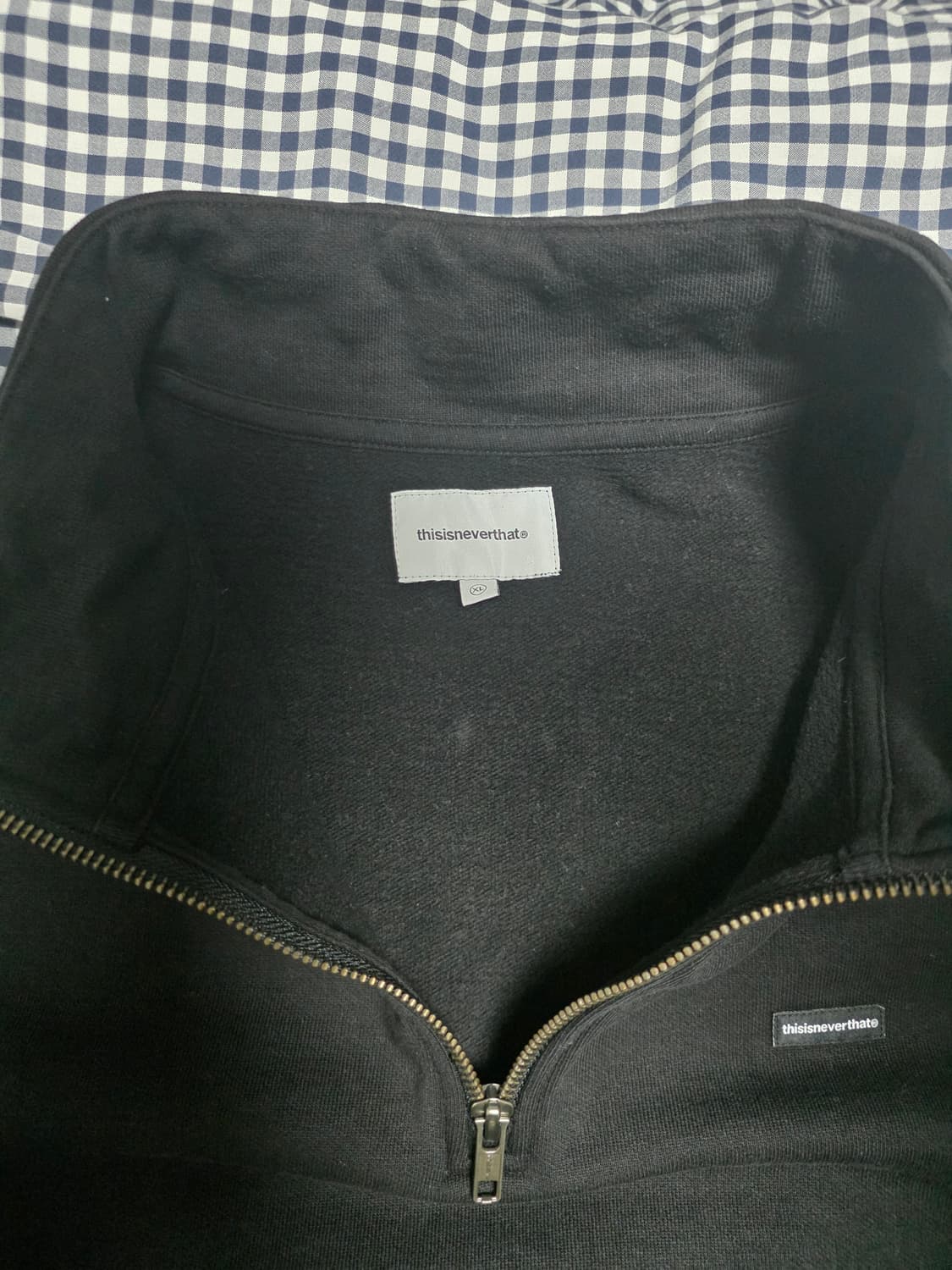 디스이즈네버댓 하프집 블랙 XL 상품이미지2