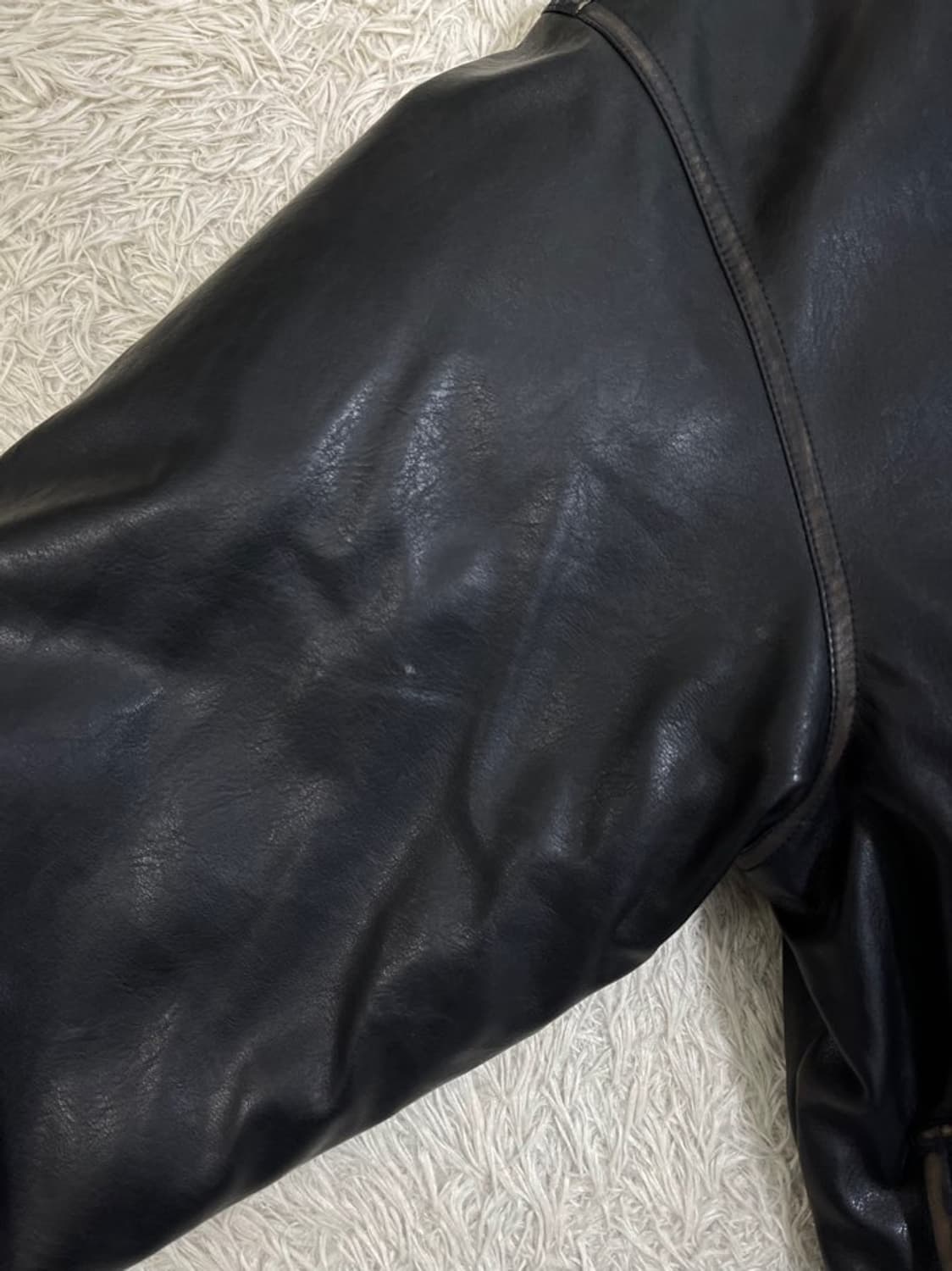 라퍼지스토어 덕다운 레더 푸퍼 패딩/#2717 상품이미지4