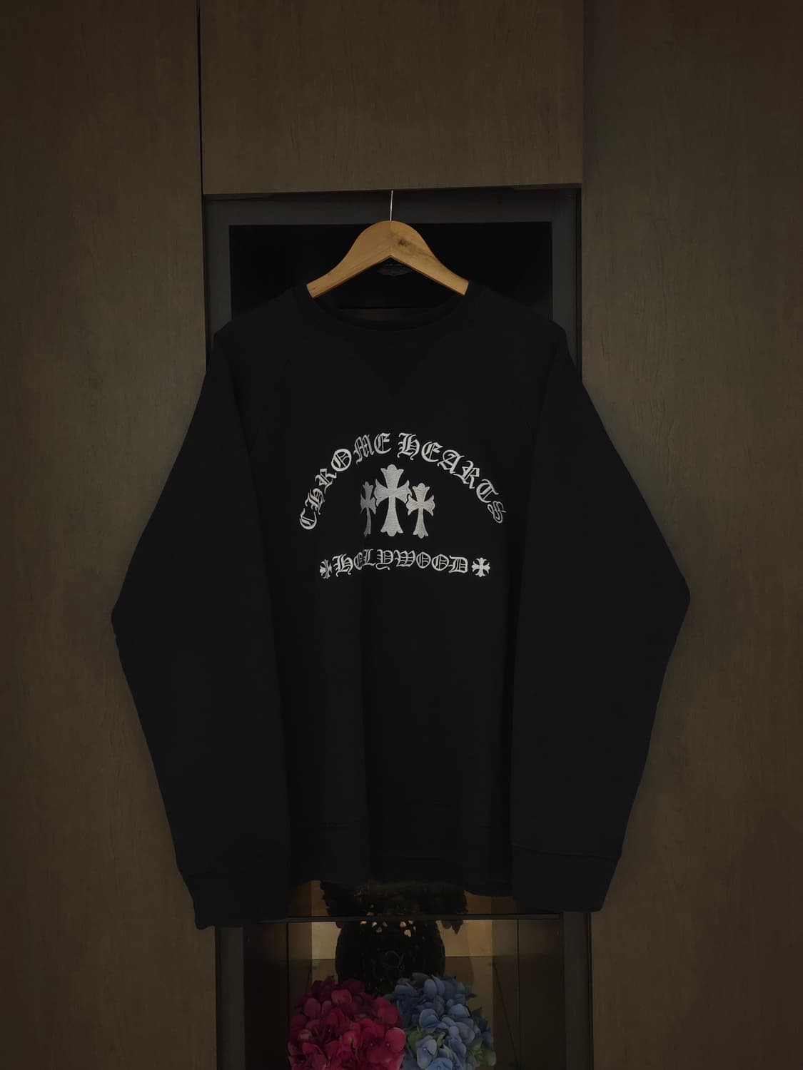 [XL] 크롬하츠 세메터리 헐리우드 맨투맨 블랙 상품이미지2