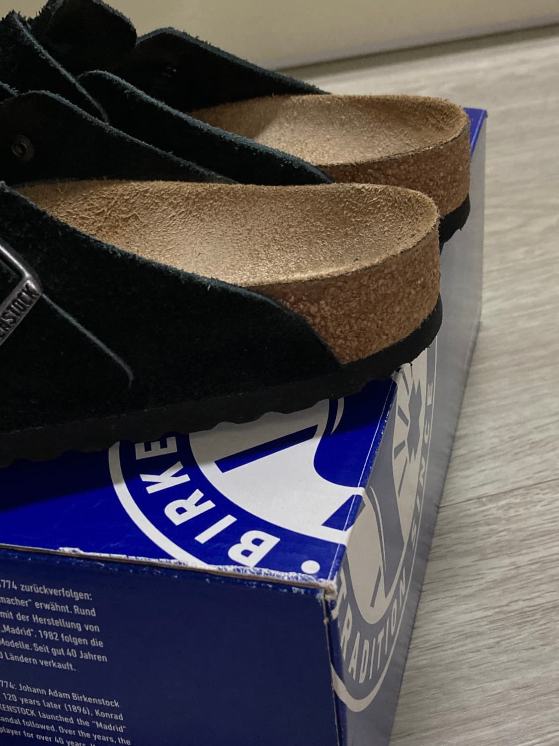 버켄스탁 보스턴 블랙(40) 260-65 사이즈 판매합니다 상품이미지4