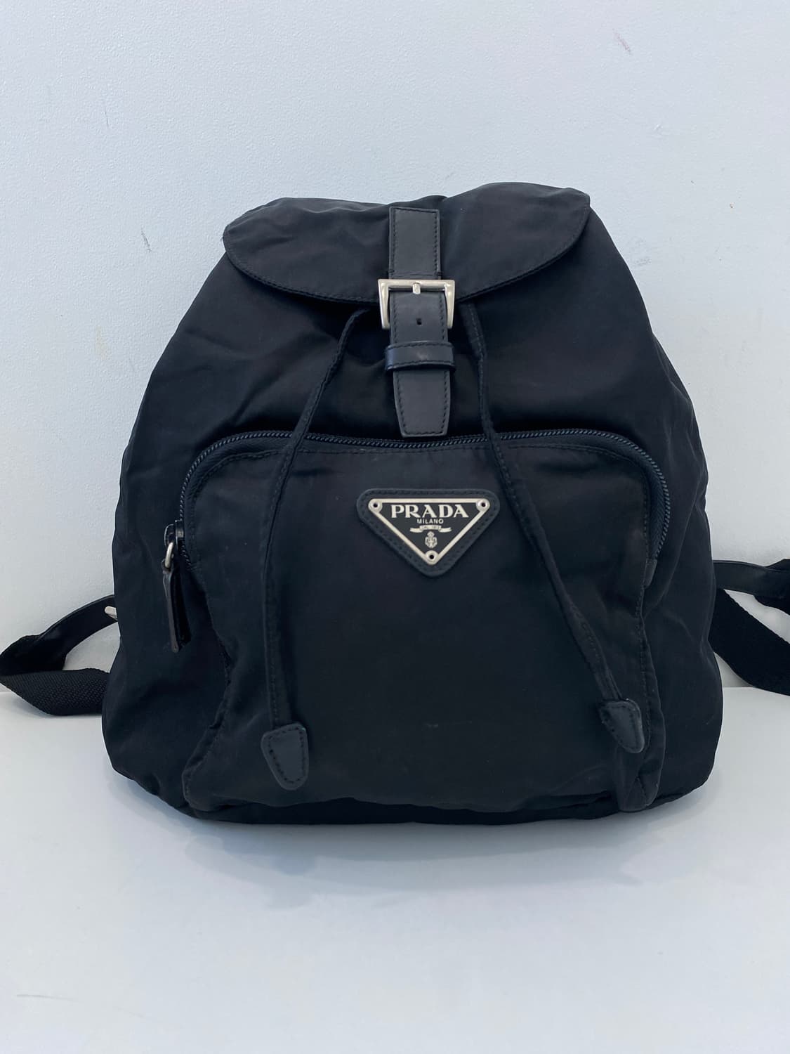 프라다 테수토 나일론 원포켓 블랙 백팩 상품이미지1