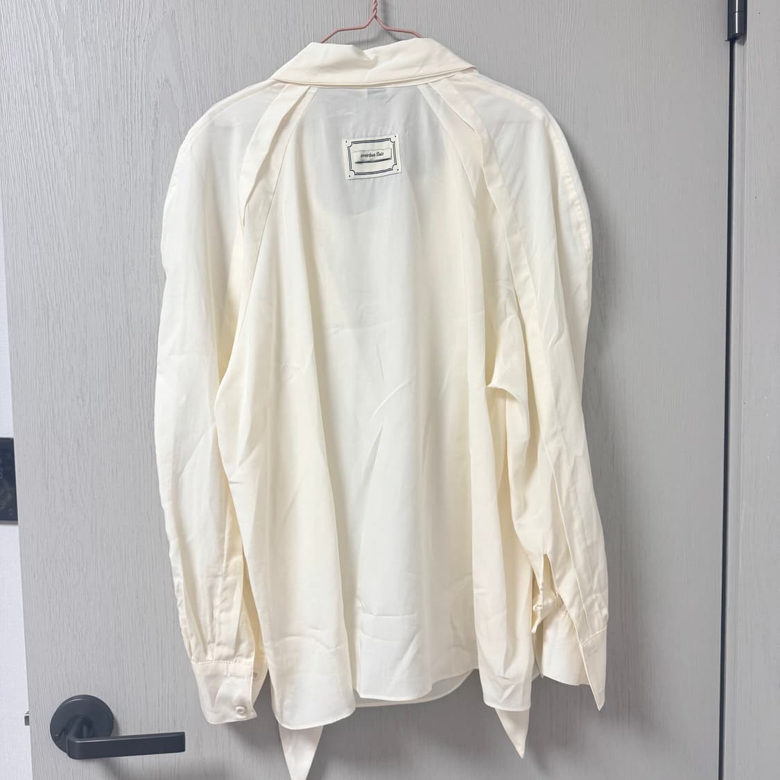 오버듀플레어 타이 블라우스 상품이미지6