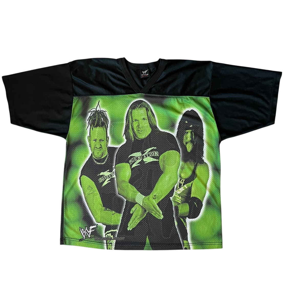 빈티지 90s WWF D Generation X 메쉬 티셔츠 상품이미지1