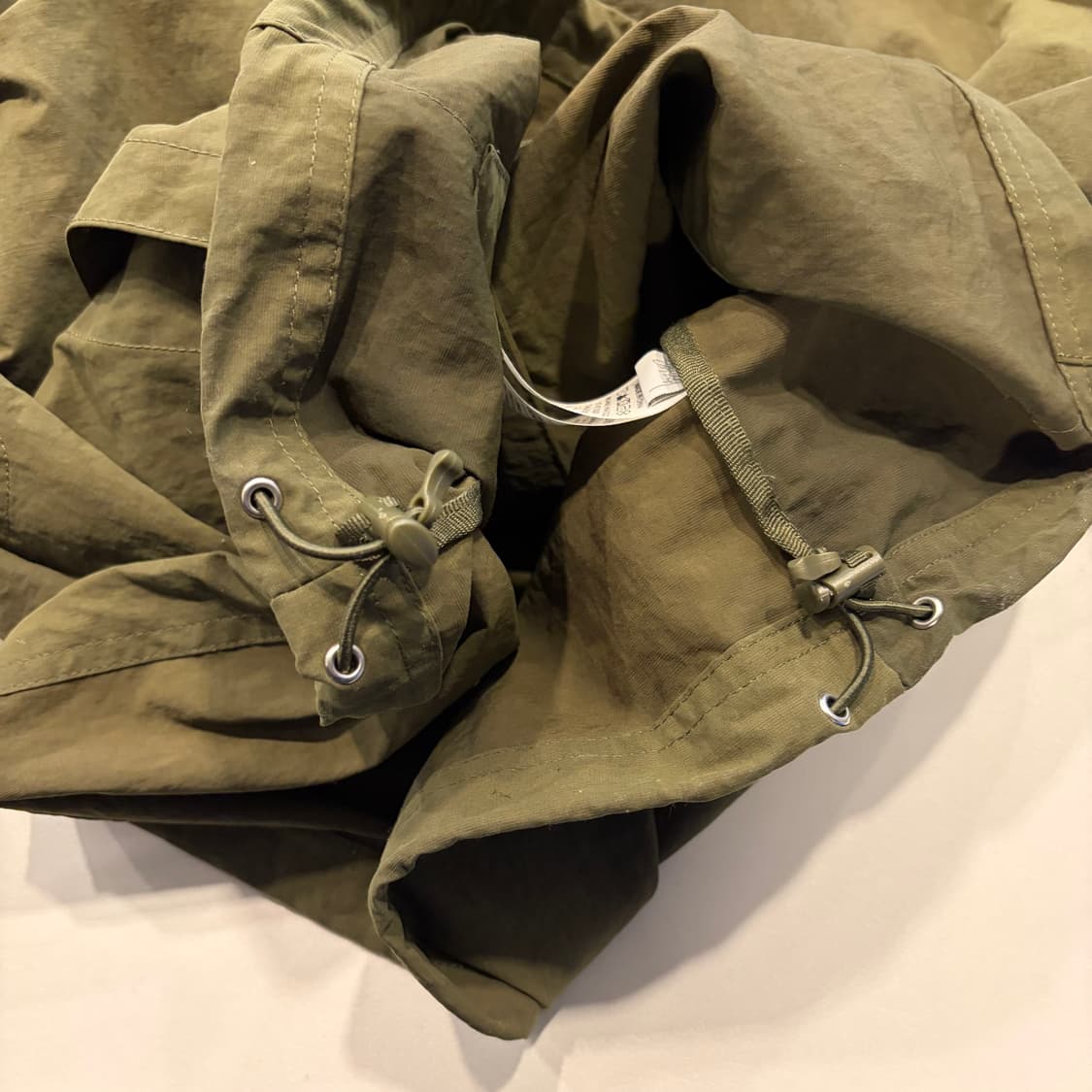 [S] 스투시 비치쉘 올리브 그린 후드 바람막이 자켓 D506 상품이미지6