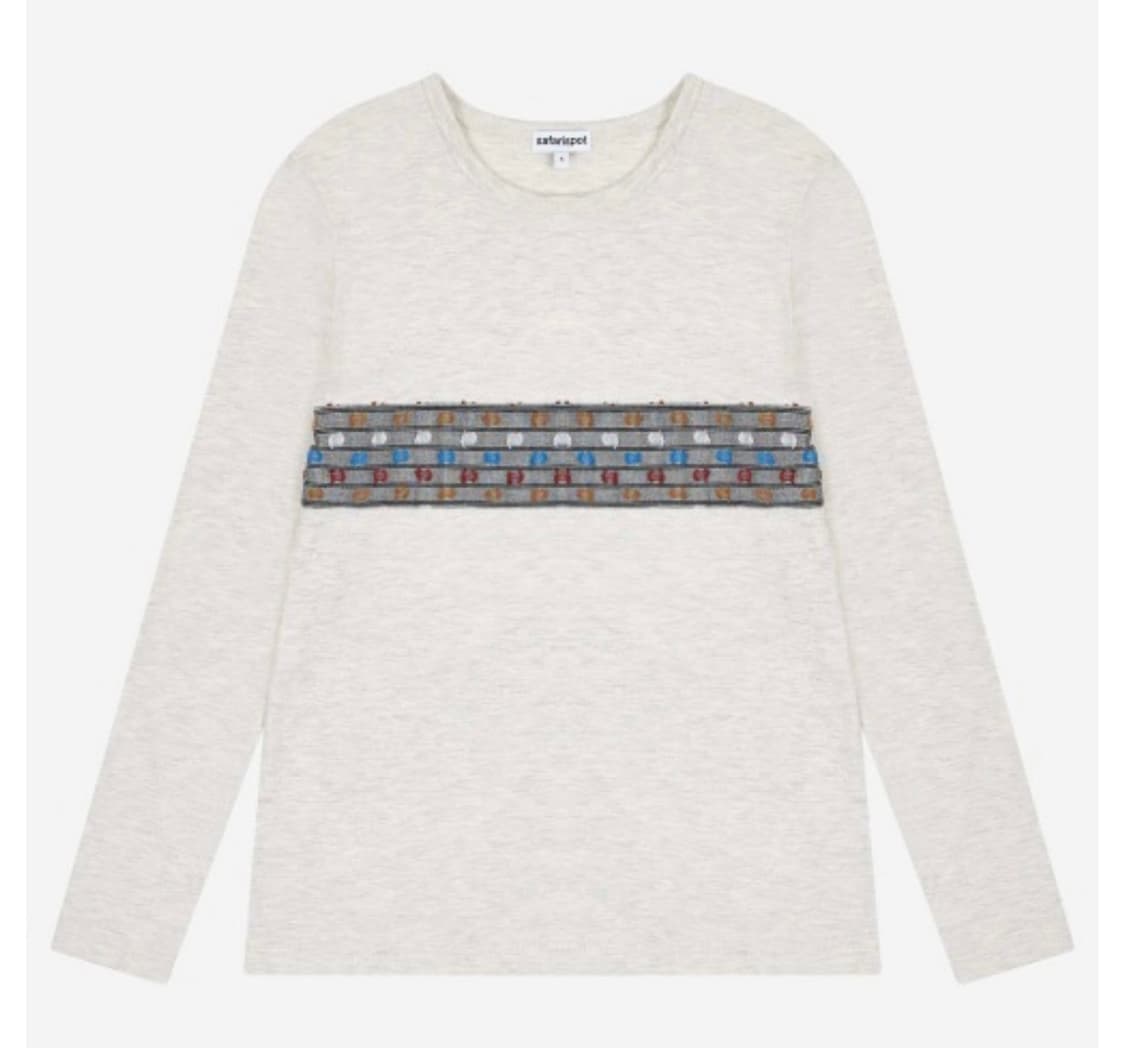 사파리스팟  CHEST PATCHWORK L/S (GRAY) 상품이미지1