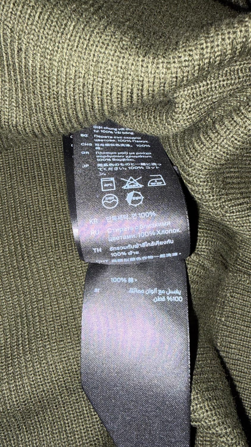 COS 코튼 스웨터 카키 (L 사이즈) 상품이미지5