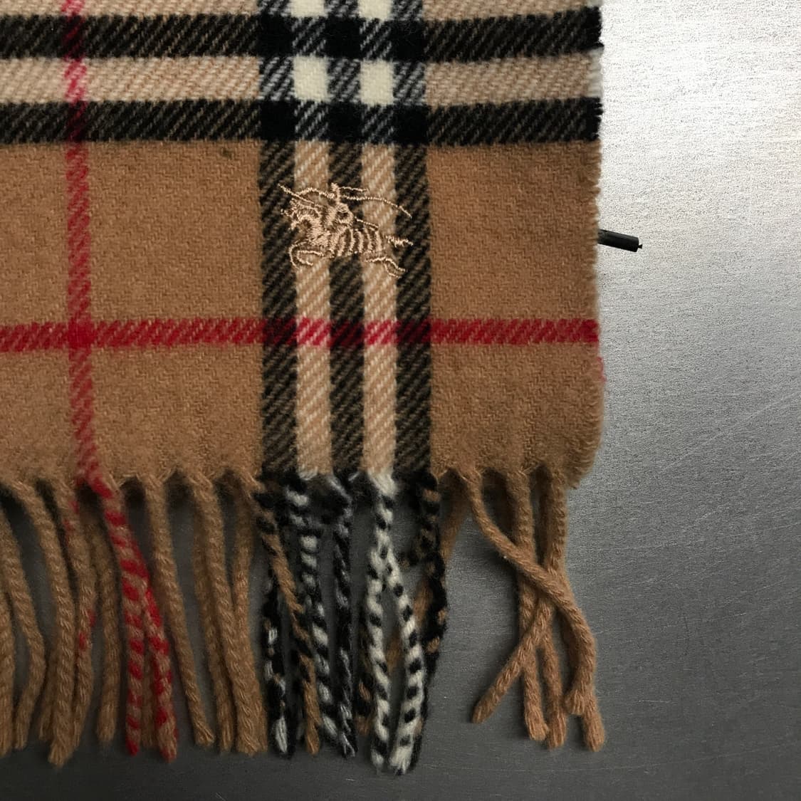 버버리 정품 울/캐시미어 머플러 베이지 상품이미지4