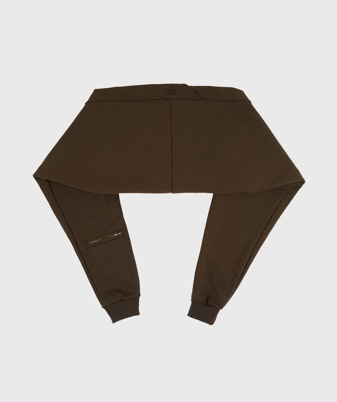 포허 브라운 코튼 볼레로 지켓 가디건 상품이미지4