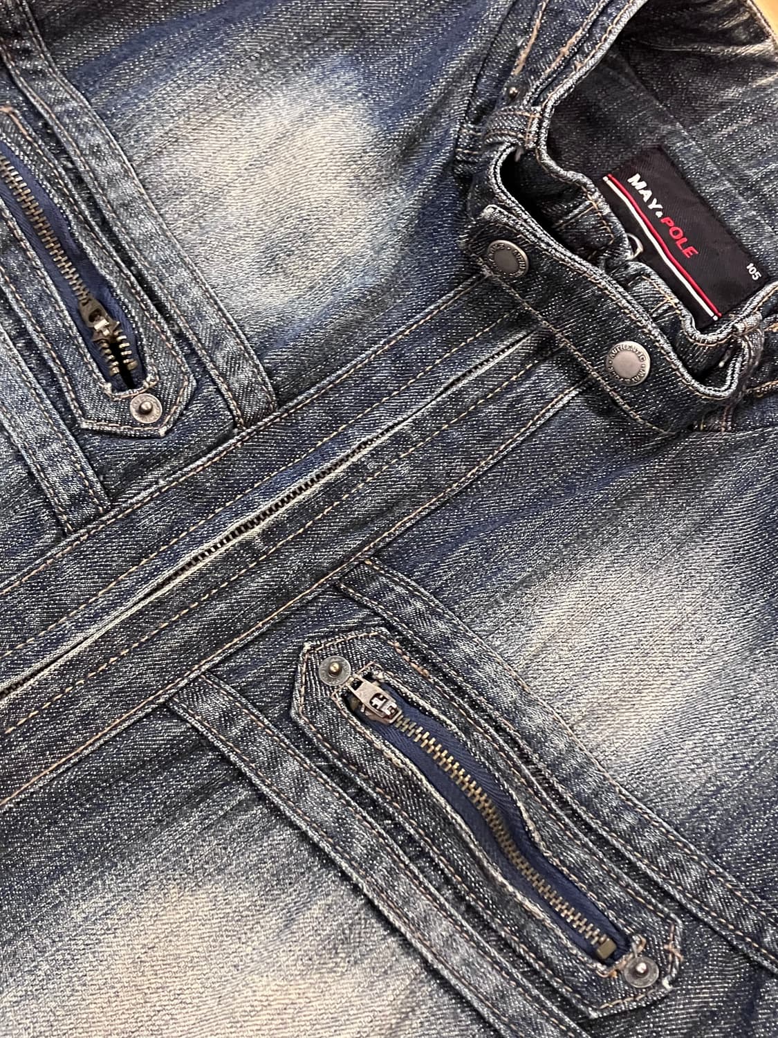 빈티지 워싱 데님 자켓 105  #csz3536 상품이미지6