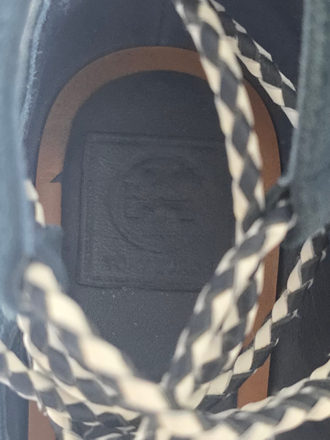 토리버치 에스파드류 웨지 샌들 블루 240 (US7) 10cm 상품이미지5