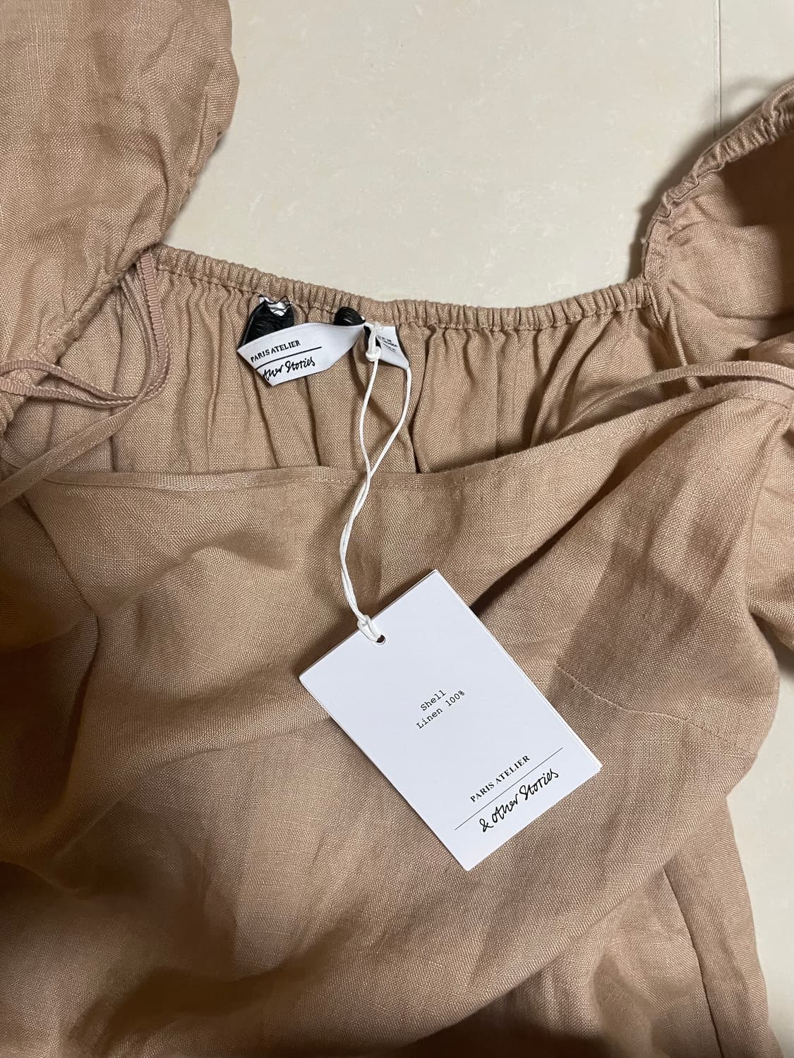 (새상품) 앤아더스토리 베이지 원피스  상품이미지3