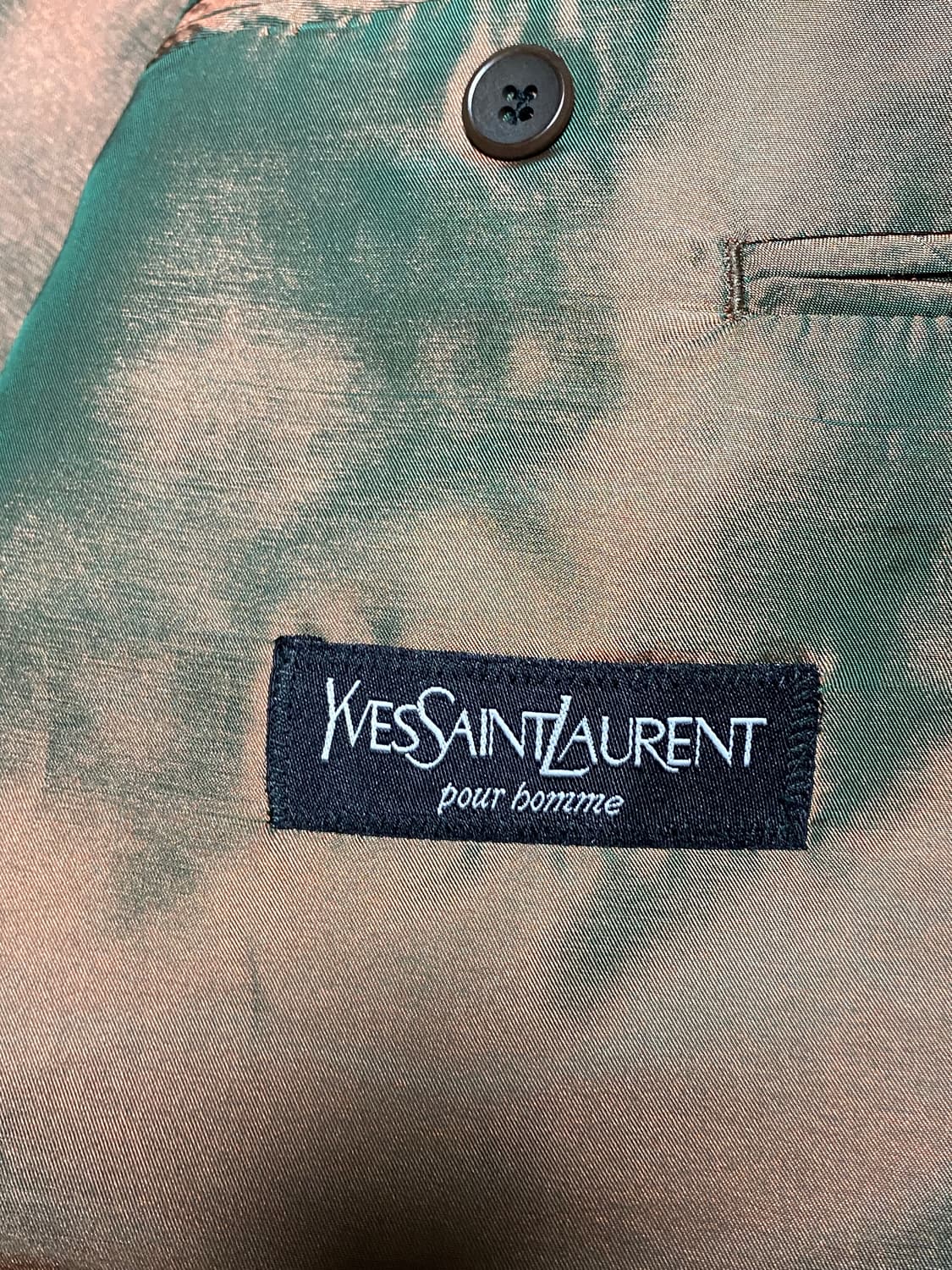 입생로랑 체크 캐시미어 블레이저 자켓 상품이미지5