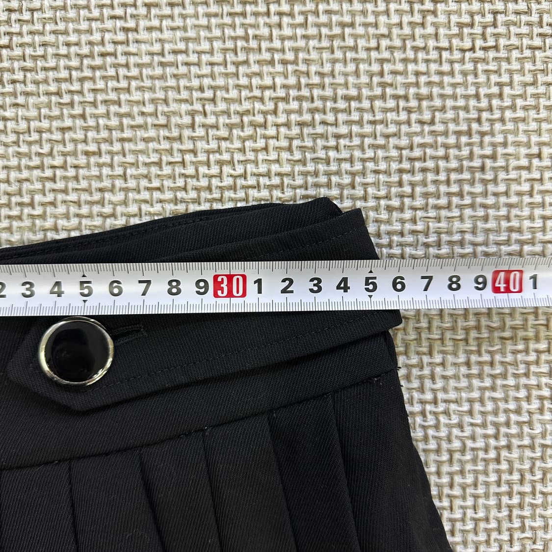 00 클럽모나코 울 플리츠 스커트 0427D 상품이미지5