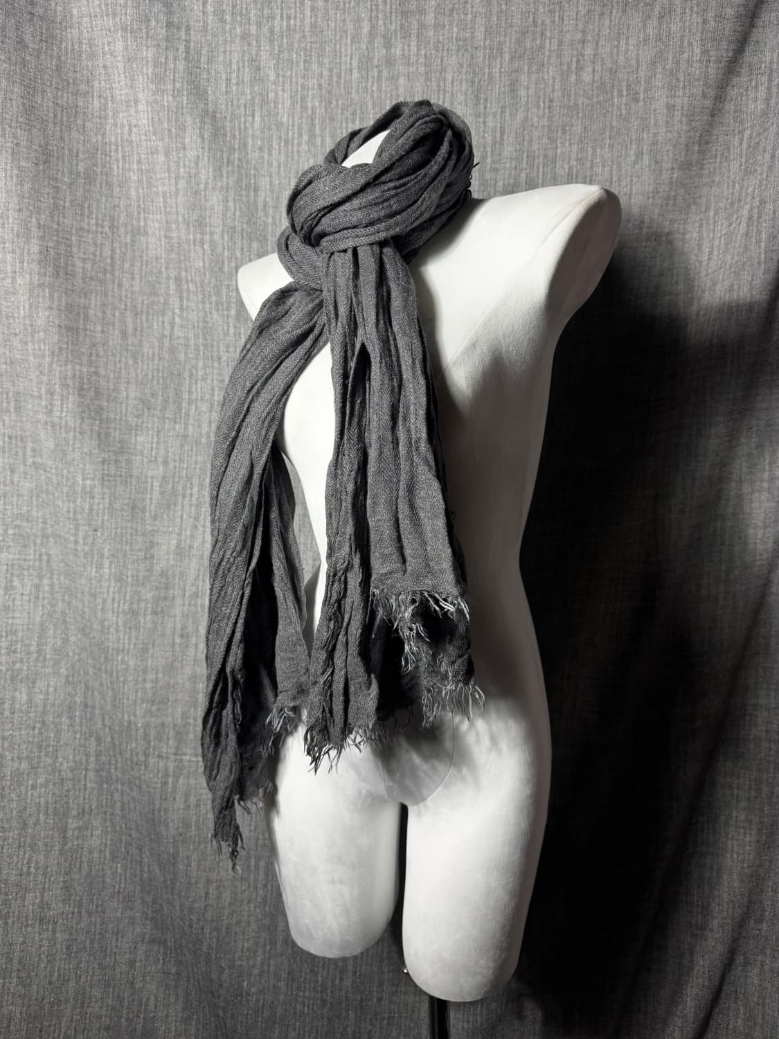 R13 디스트로이드 빈티지 머플러 상품이미지1