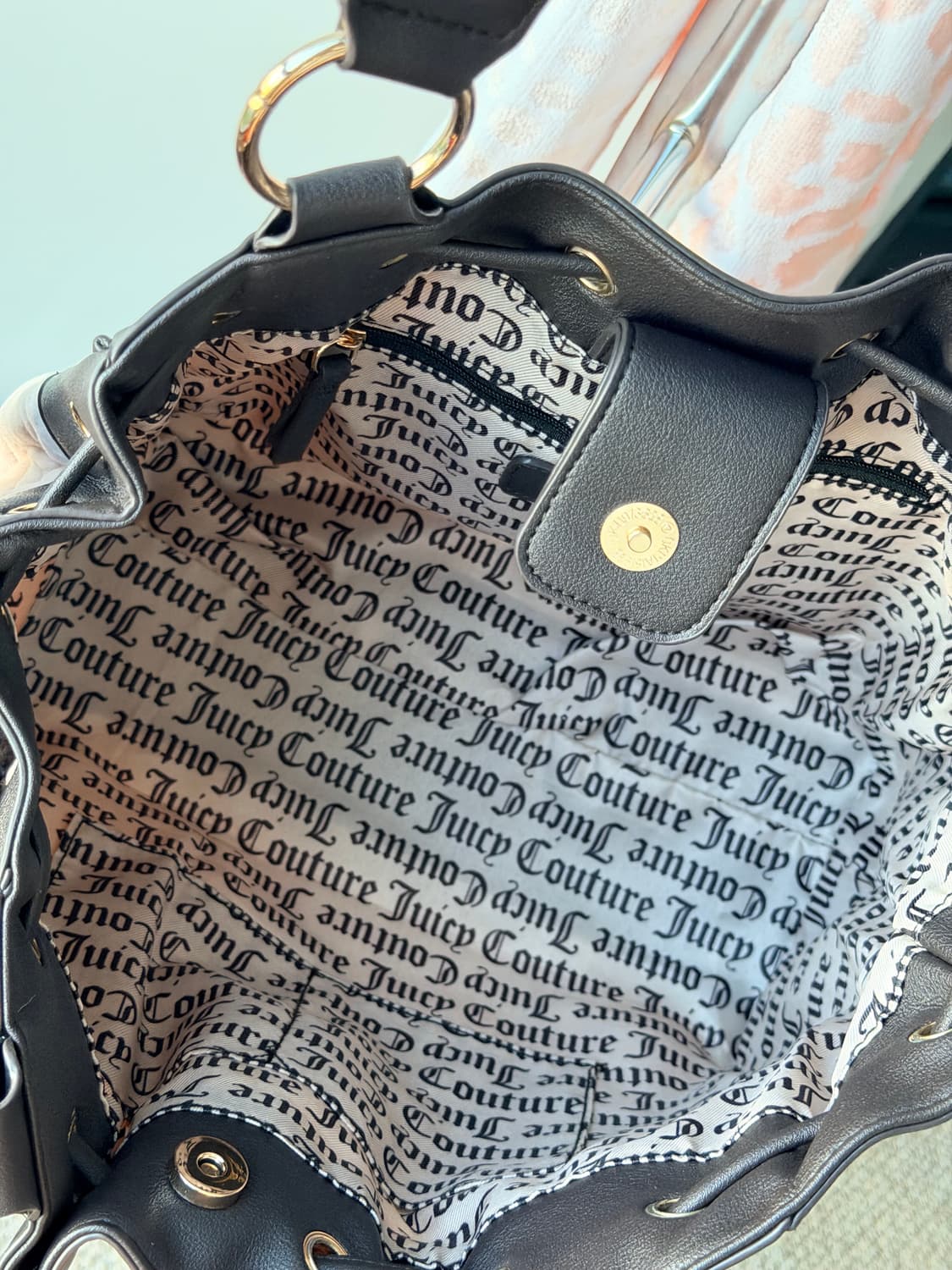 쥬시꾸뛰르 벨벳 데이드리머 숄더백 빈티지 갸루 핀터깔 상품이미지4