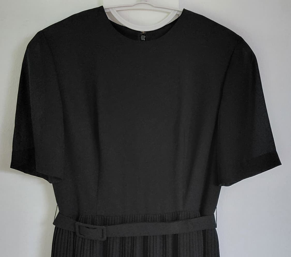 TOKYO SOIR 도쿄 소와르 하이엔드 플리츠 블랙 원피스 (9호) 상품이미지3