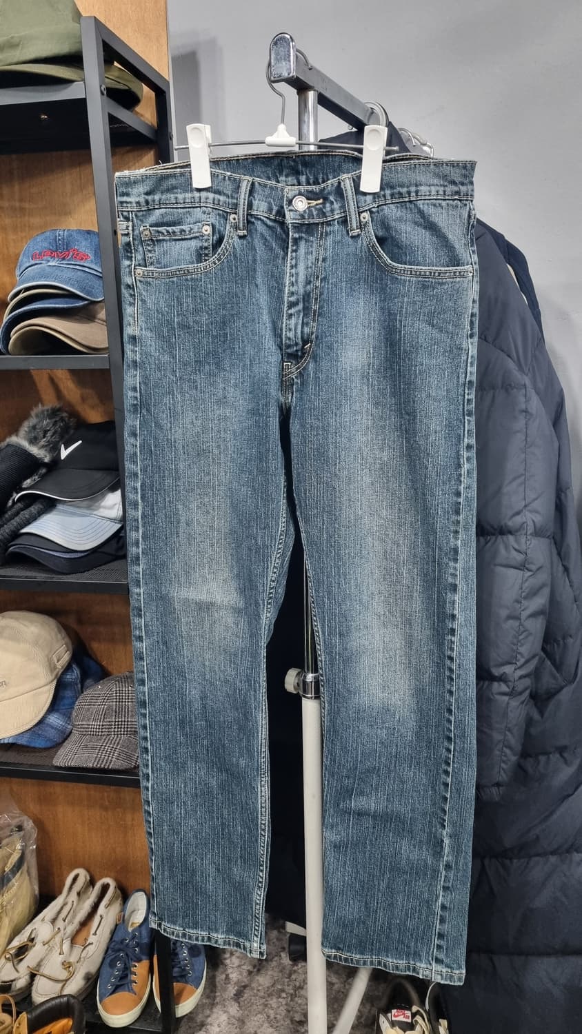 LEVI'S 505 남성용 워싱데님진 32~33(허리반품42) 상태9 상품이미지1
