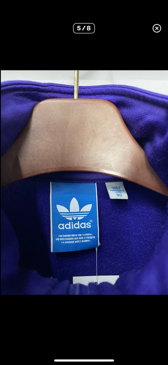 아디다스 파이어버드 트랙탑 퍼플 져지 A3002 상품이미지5