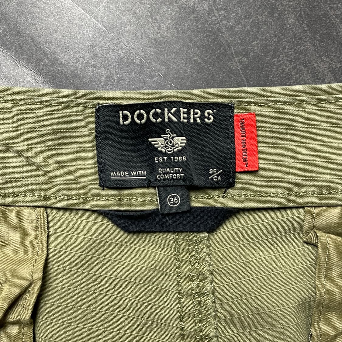 DOCKERS 다커즈 빈티지 카키 카고 하프 팬츠 A00789 상품이미지9