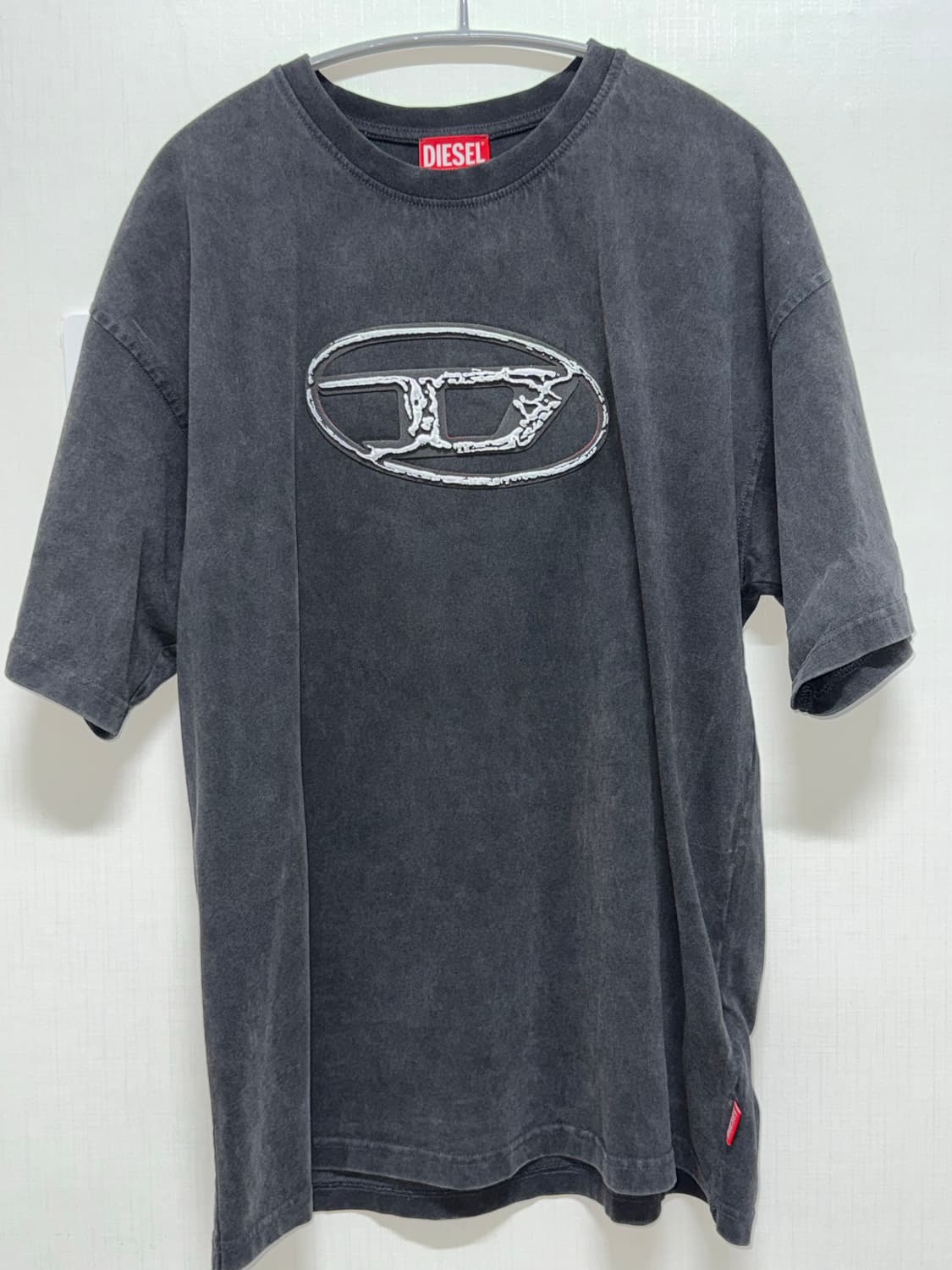 디젤 T-BOXT-Q22 오버핏 워싱 티셔츠 L 상품이미지4