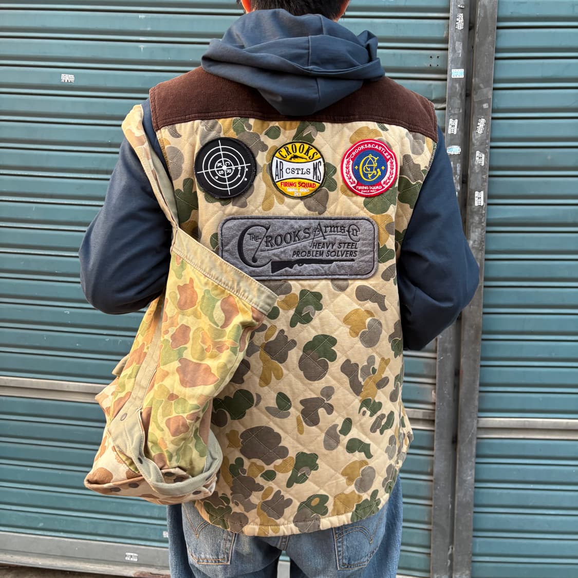 빈티지 카모 베스트 상품이미지2