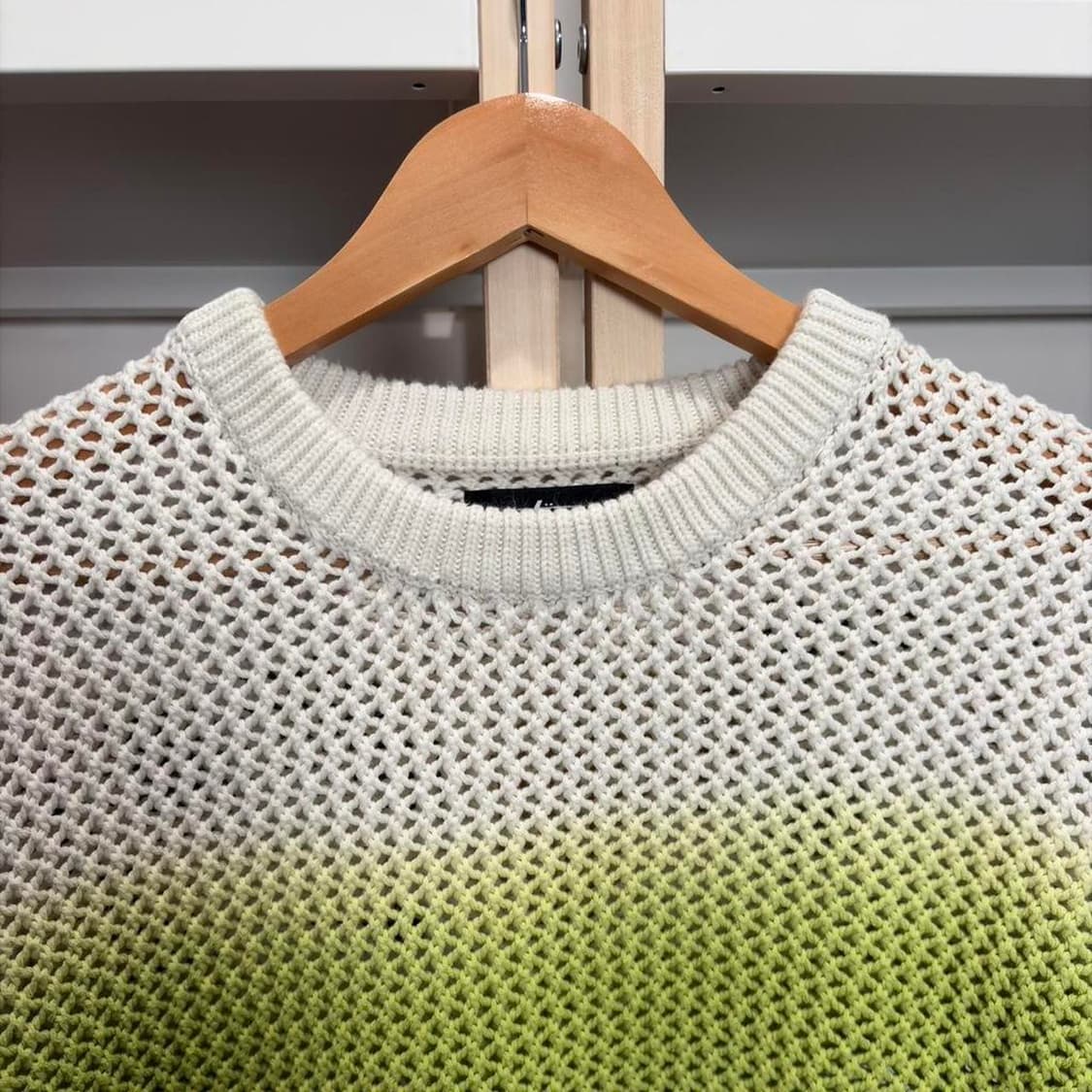 스투시 피그먼트 다이드 루즈 게이지 스웨터 브라이트 그린 상품이미지5