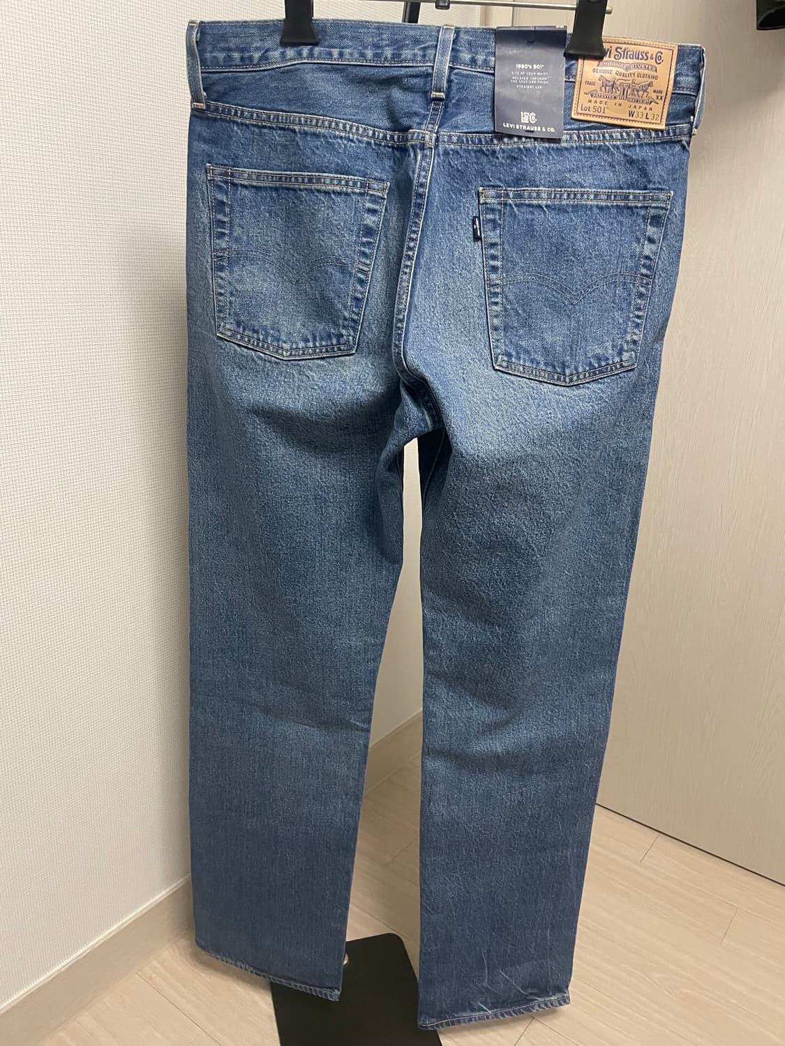 리바이스 블루탭 1980s 501 w33 상품이미지3