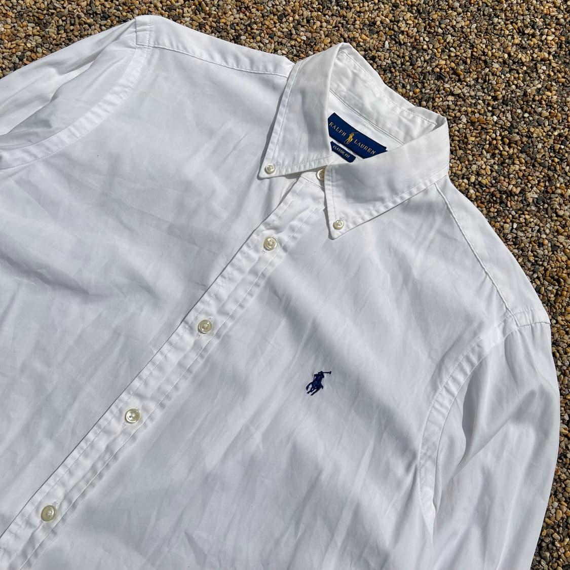 폴로(POLO RalphLauren)화이트 옥스퍼드 셔츠 상품이미지2