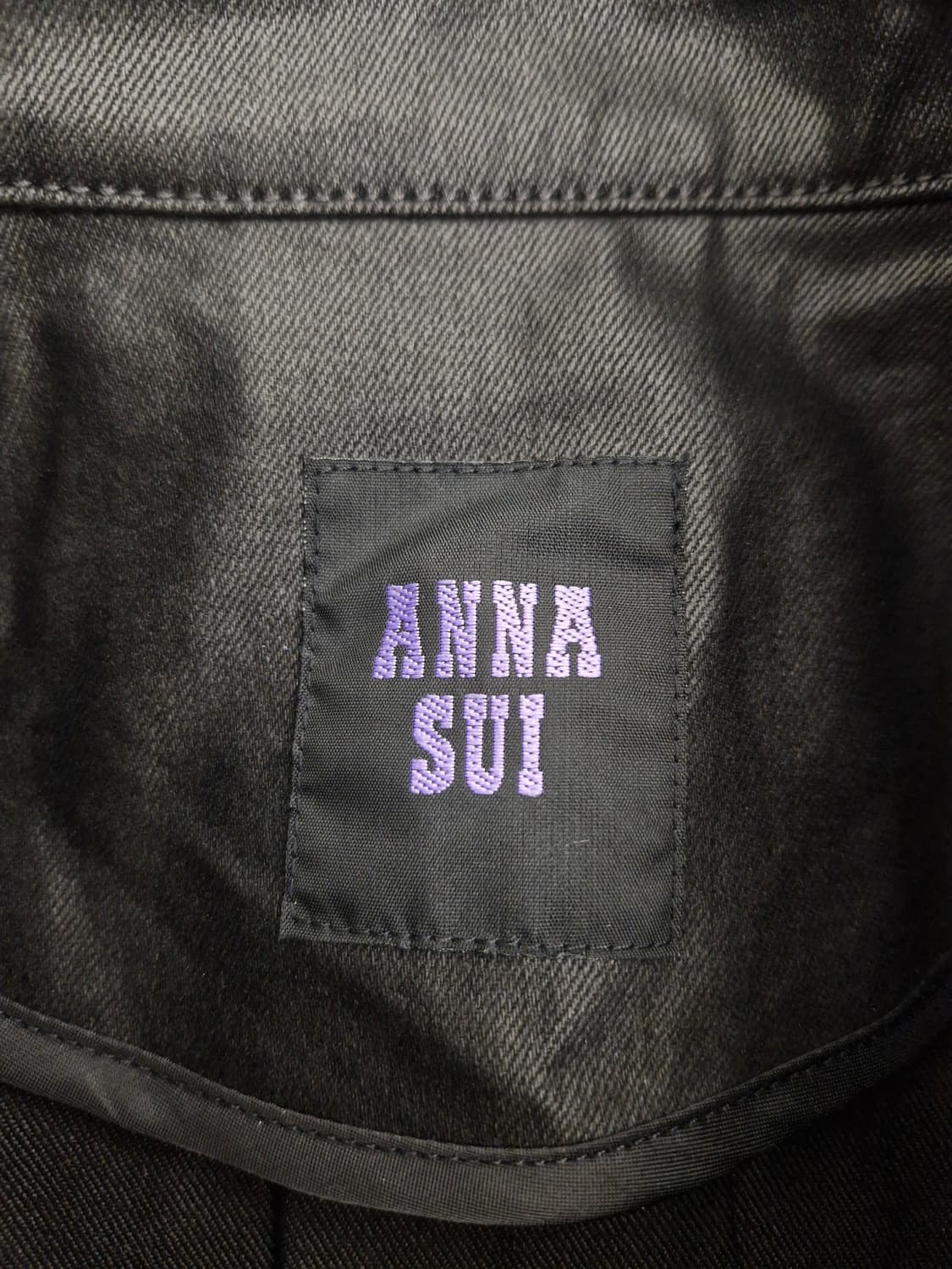 안나수이(ANNA SUI)왁스 코팅 벨티드 코트 자켓 상품이미지4