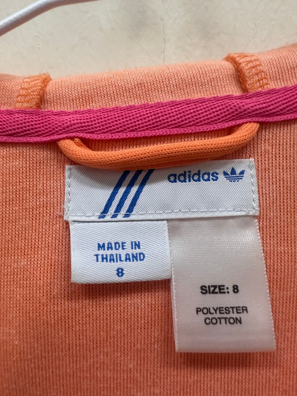 아디다스 오렌지 져지 후드집업 상품이미지2