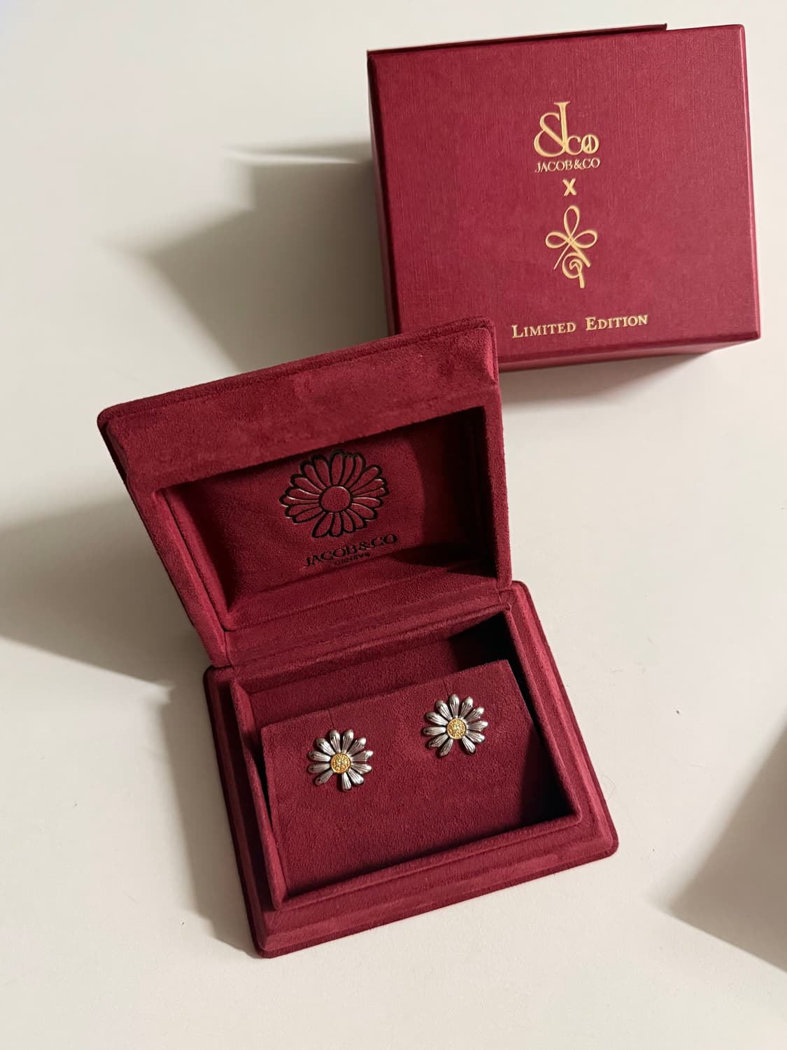 제이콥앤코 GD 데이지 이어링 귀걸이 새상품 판매합니다 상품이미지4