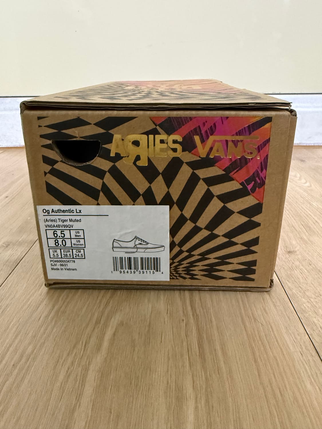 반스 볼트 x Aries OG 어센틱 LX 타이거 245 상품이미지2