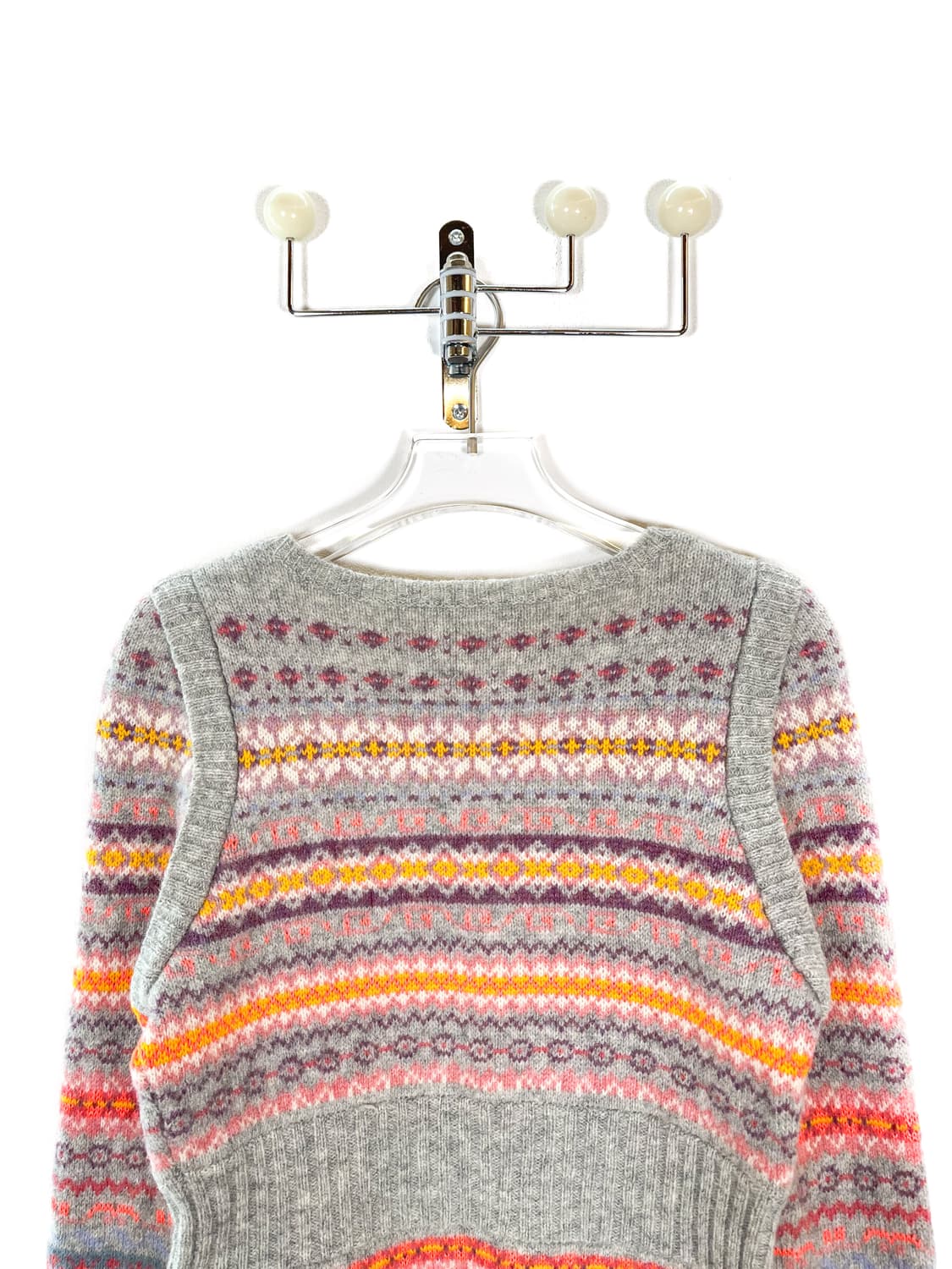 소니아 리키엘 노르딕 패턴 멀티버튼 울 가디건 상품이미지7