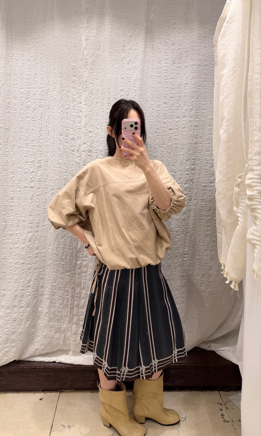 Sand balloon blouse 상품이미지4