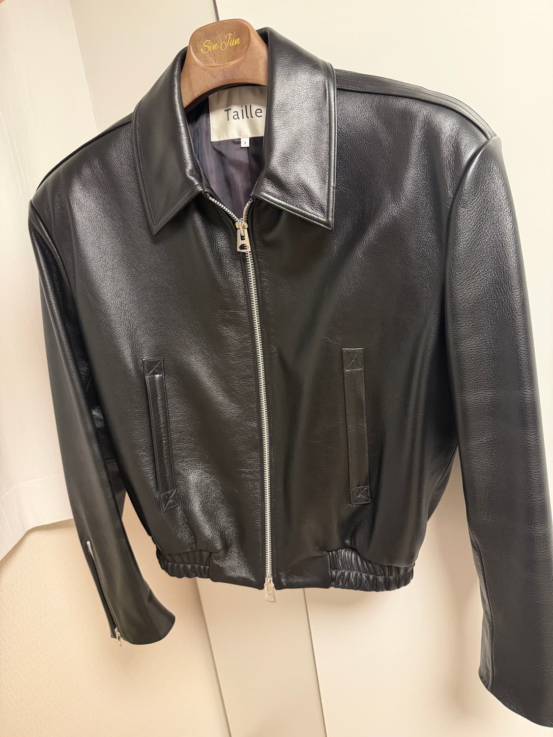 타일레 레더 자켓 25ss 2사이즈 상품이미지5