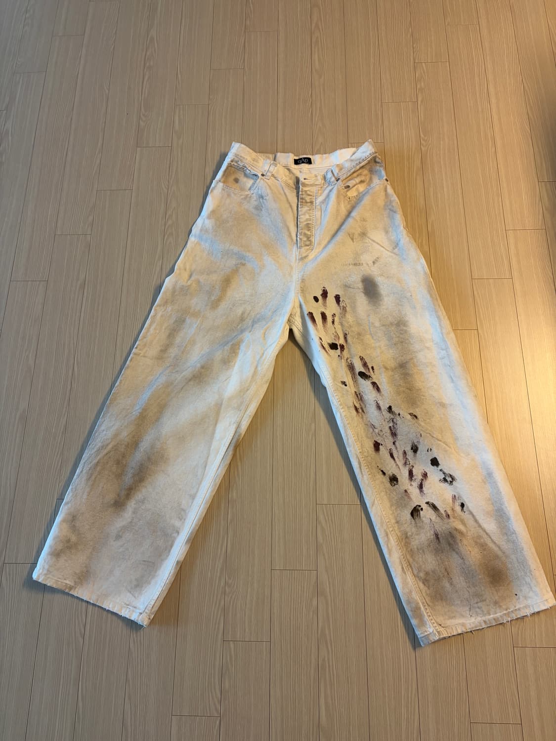 qap 더티 배기 팬츠 (2) 상품이미지2