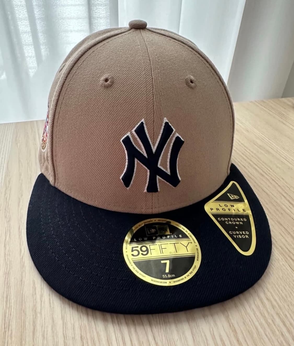 뉴에라 엠엘비 피티드캡 스냅백 베이지색 7 사이즈 상품이미지2