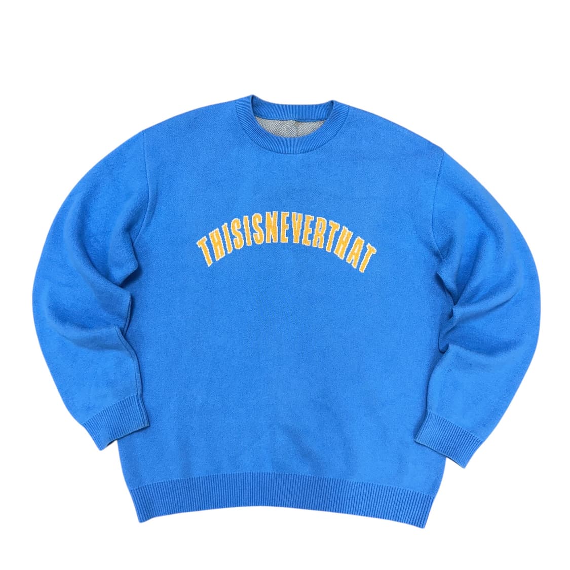 디스이즈네버댓 아치로고 코튼니트 상품이미지1