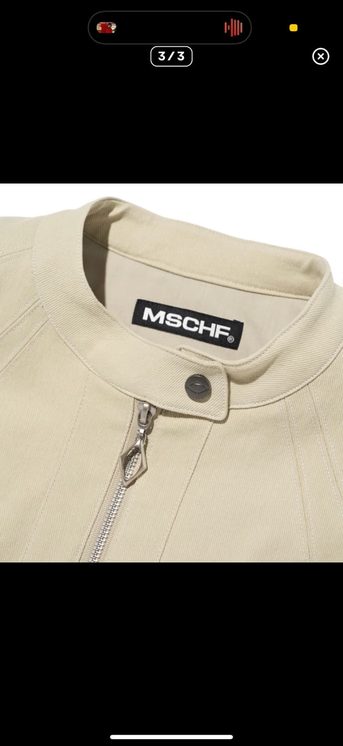 MSCHF COTTON BIKER JACKET_KHAKI BEIGE 상품이미지3