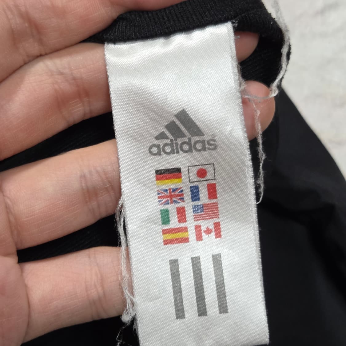 아디다스 삼선 블랙 바람막이 자켓 상품이미지9