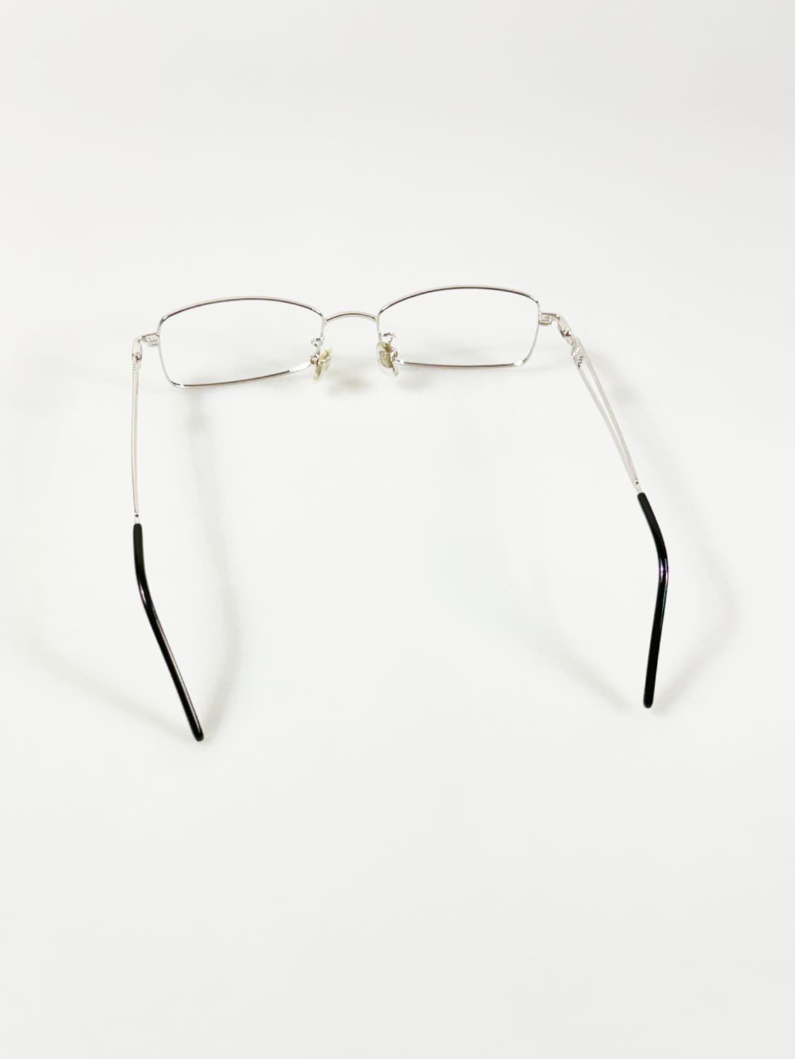 R&B EYEWEAR 실버 슬림 스퀘어 메탈 빈티지 안경 상품이미지6