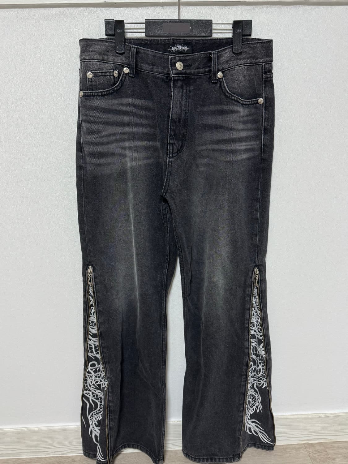 Whattheparty dragon denim black 상품이미지3