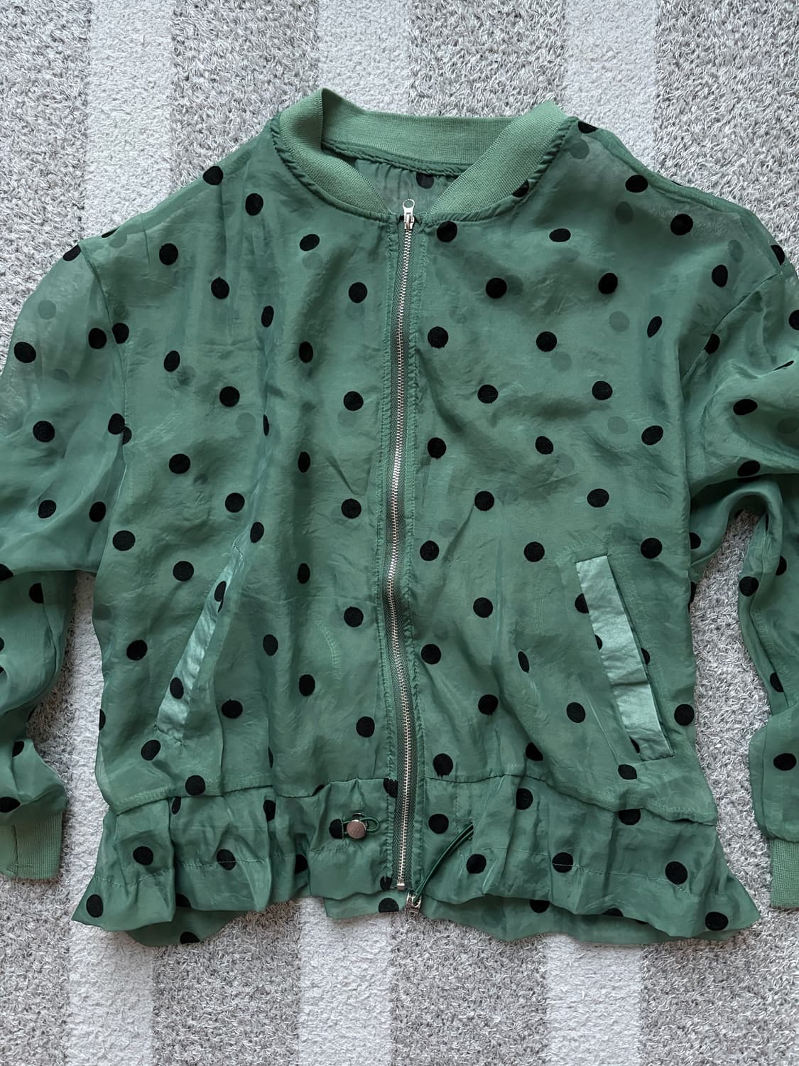 도트 셔링 블루종 상품이미지2