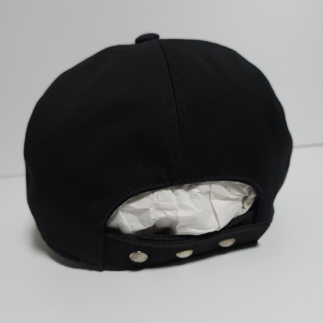 [M] 버버리 블랙 TB 자수 볼캡 모자 8017245 상품이미지4