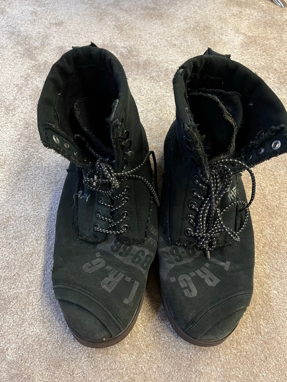 언더커버 2006AW "paperdoll" 하이브리드 부츠 상품이미지4