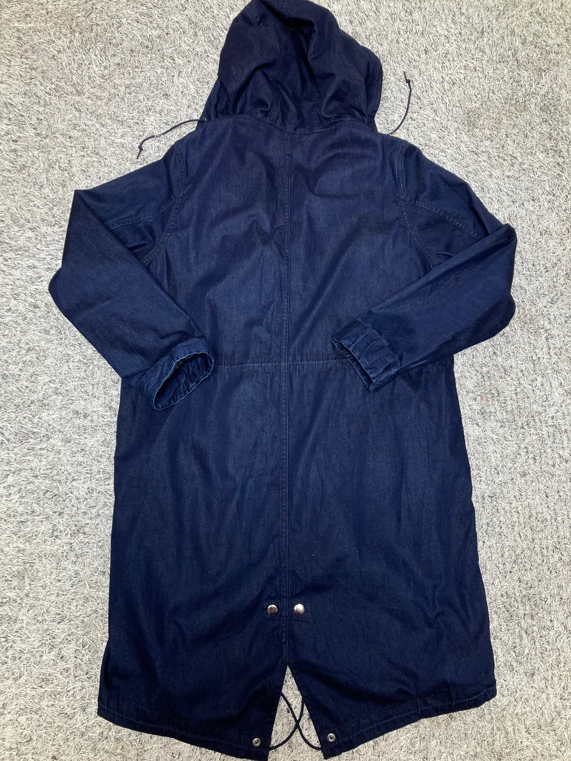 JPN vtg 데님 피시테일파카 상품이미지4