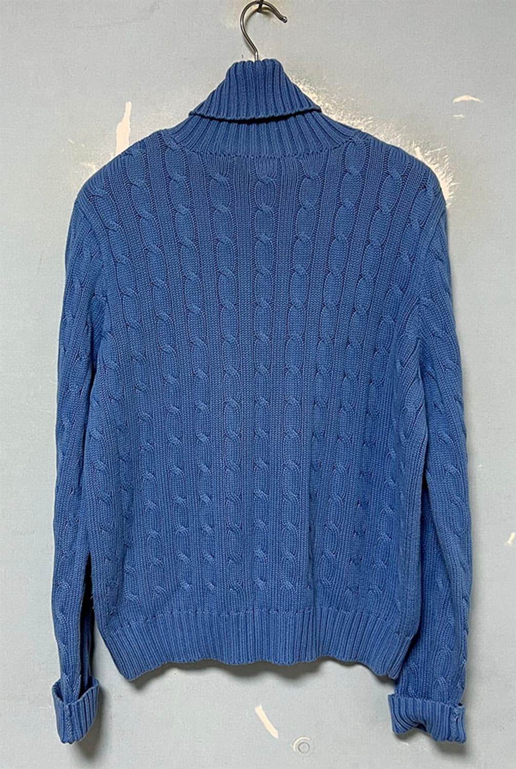 POLO 여자 목폴라 니트 꽈배기 겨울 캐주얼 L 100 77 상품이미지2